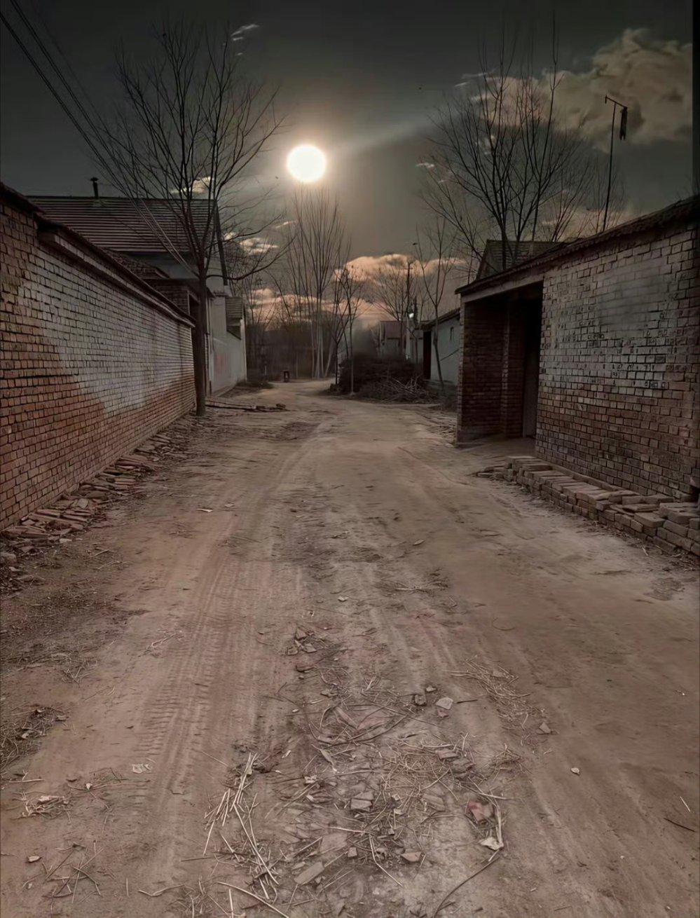 这真像小时候家里的夜晚